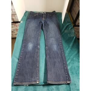 Gap Jeans Size 12 Womens Blue Denim Stretch Pants Ladies Mid Rise Bootcut